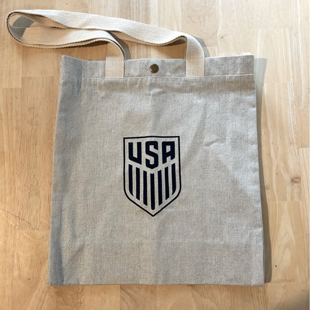 USA Soccer Canvas Tote Bag
